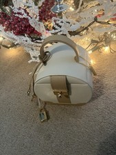 Dulwich Design Small Round Jewellery Box Lockable With Padlock & Keys NEW