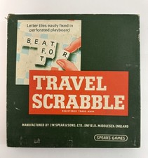 Travel Scrabble Vintage