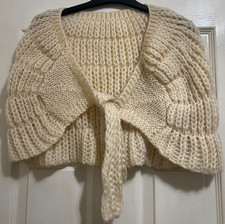 Knitted Bed Cape Shawl  Shrug