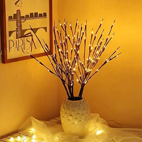 Lighted twig branches pathway - lighted,