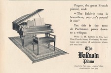 Magazine Ad - 1907 - Baldwin