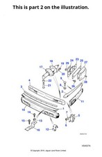 Jaguar Genuine Bumper Blade
