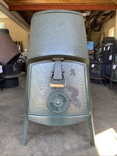 Jotul 4 Classic Cast Iron Wood Burning Stove Green Enamel 7” Rear Flue Exit