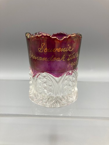 Antique cranberry glass small - cranberry,
