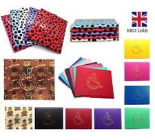 Faux Leather Disabled Badge