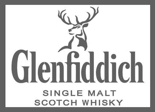 Glenfiddich stencil clear - glenfiddich,