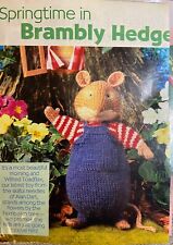 ?Alan Dart Knitting Pattern Wilfred Toadflax Mouse From Brambly Hedge Soft Toy