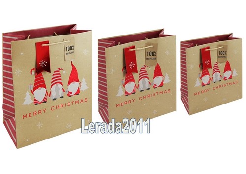 Christmas gift bags gonks - christmas,