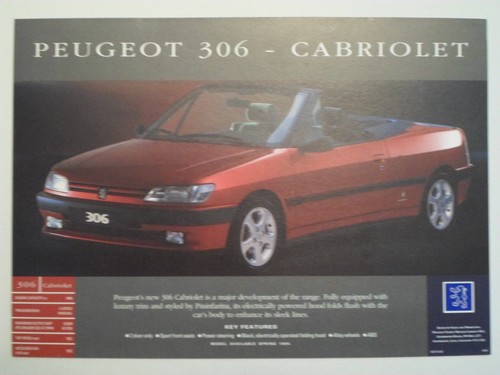 Peugeot 306 cabriolet s16 - cabriolet, &