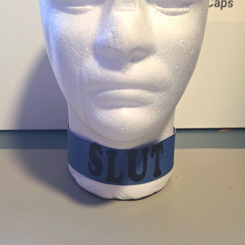 Blue slut choker - blue, /