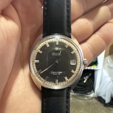 Vintage GREY, 1960s OMEGA SEAMASTER COSMIC, Mens Auto Watch, 166.026, TOOL 107