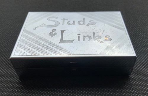 Vintage studs links - &, box