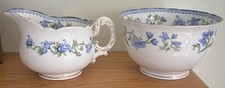 Lovely Rare Vintage Grainger Royal Worcester Bone China Milk Jug & Sugar Bowl. 