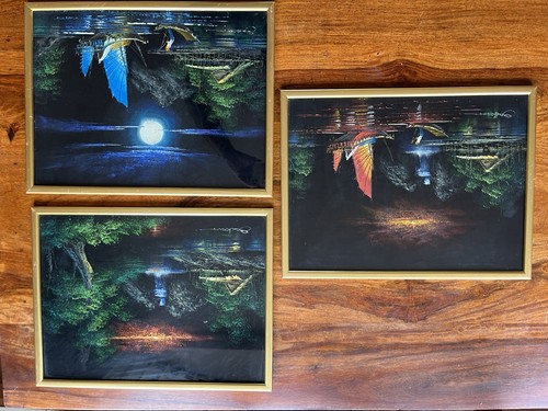 Set oil black velvet - oil,