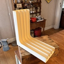 Vintage White Plastic LP / Record Vinyl Rack / Holder – Retro!