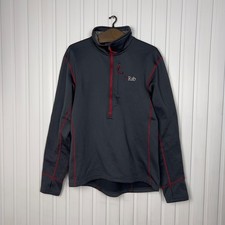 RAB Power Stretch Gray Zip Top