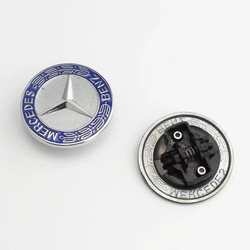 Benz blue silver flat - &, front