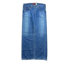 Levi’s Type 1 Baggy Jeans W38 L34 Wide Leg Vintage 00s Mens Blue Denim Loose Fit