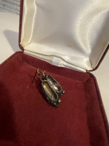 Vintage silver charm ballet - silver,