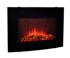 Fake fire with fan heater