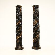 Pair of Huge Marble Effect Columns