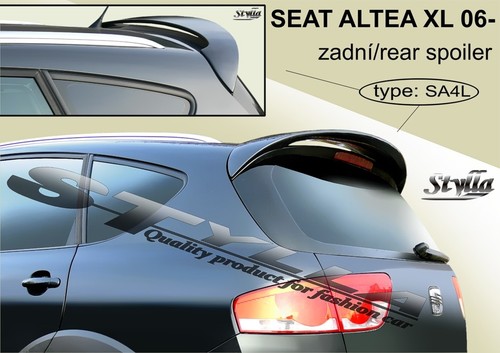 Spoiler rear roof tailgate - rear, top