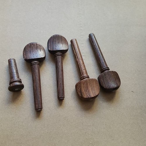 Violin pegs wenge wood - violin,