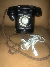 Vintage Bakelite Wall Mounted Telephone Art deco Retro Wall Phone
