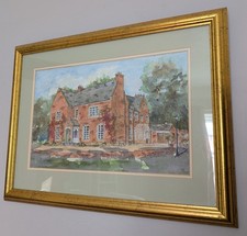 Vintage Framed Watercolour