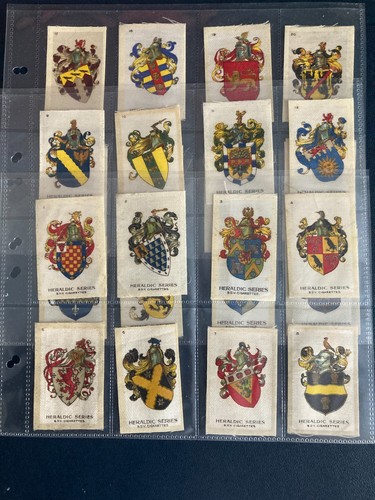 Cigarette cards heraldic - cigarette,