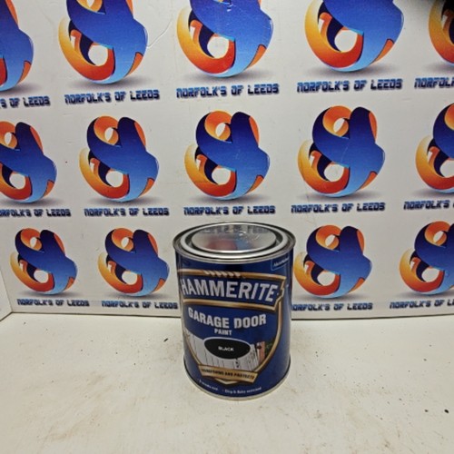 Hammerite black garage - hammerite,
