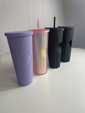 Tumbler Cup with Straw and Lid