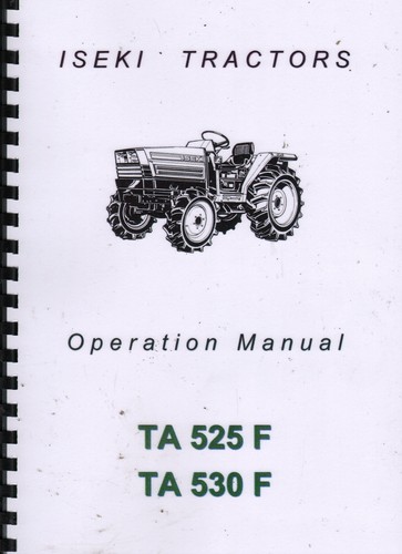 Iseki 525f and - iseki, ta