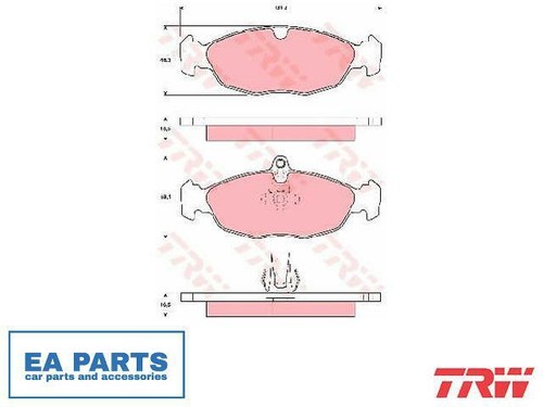 Brake pad set disc - brake,