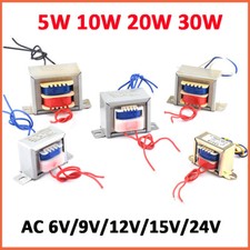 6V/9V/12V/15V/24V 5W - 30W Output Voltage Power Transformer AC 220V Single/Dual