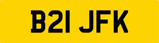 QUALITY OLD 2 DIGIT PRIVATE DVLA REG NUMBER PLATE ALL FEES PAID B21 JFK / JF JK