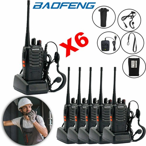 6pcs baofeng 888s walkie - baofeng, bf-888s