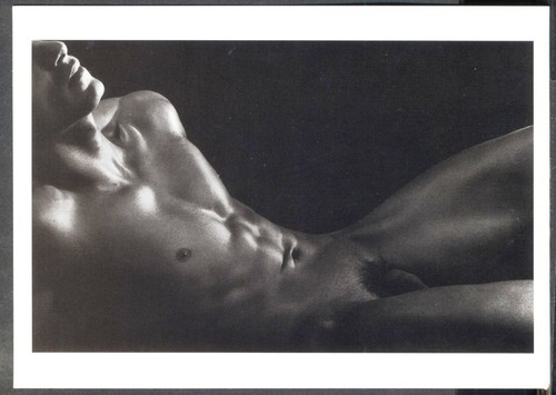 Modern postcard naked male - modern,