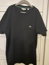 Black Lacoste Short Sleeved