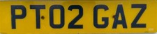 ‘Gary/Gaz -   PT02 GAZ Private  Cherished plate -   ON RETENTION DOCUMENT