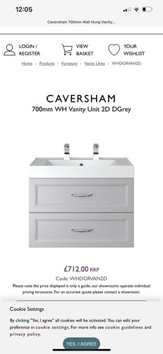 Heritage caversham vanity - caversham,