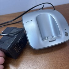 Philips CD135 DECT Digital Cordless Phone Base Station And Adapter Plug