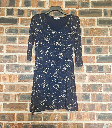 Fat face navy floral - floral, bird