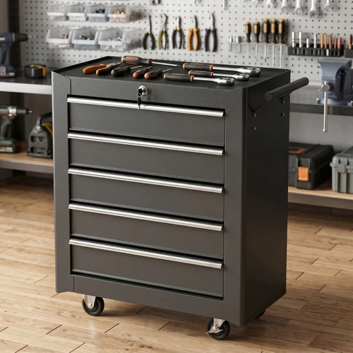 Homcom drawer tool chest - 5-drawer,