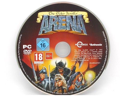 Arena the elder - scrolls, disc