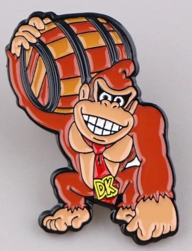 Donkey kong enamel - metal, pin
