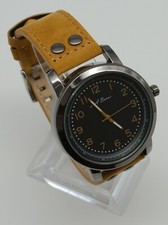  LA BANUS  EDITION CHRONOGRAPH WATCH WITH BROWN LEATHER (565)
