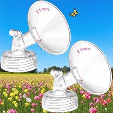 21mm Flange Kit Breast Pump Parts for Spectra S1/S2/9 Plus 2 x 21mm Flanges