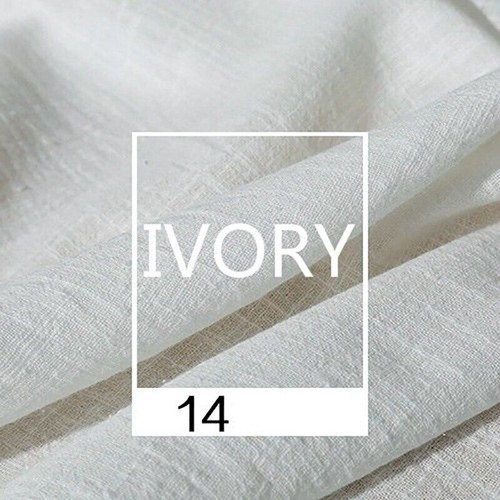 Plain cotton linen - plain, fabric