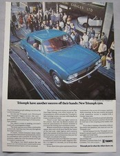 1970 Triumph 1500 Original advert No.1